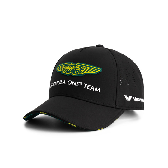 Czapka baseballowa męska czarna Team Aston Martin F1 2025