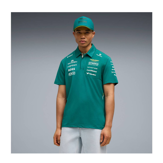 Koszulka polo męska Team Aston Martin F1 2026