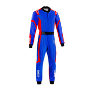 Kombinezon Sparco Thunder niebieski/czerwony (FIA)