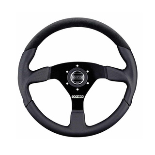 Kierownica skórzano/zamszowa SPARCO L505 czarna