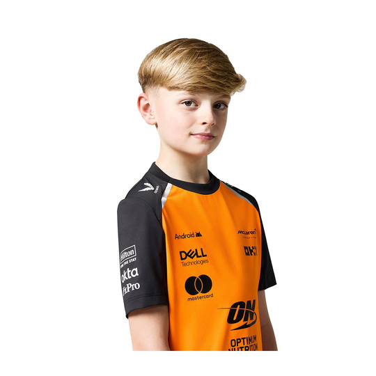 Koszulka t-shirt dziecięca Set Up Team pomarańczowa McLaren F1 2025