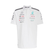 Koszulka polo Team Mercedes AMG F1 biała