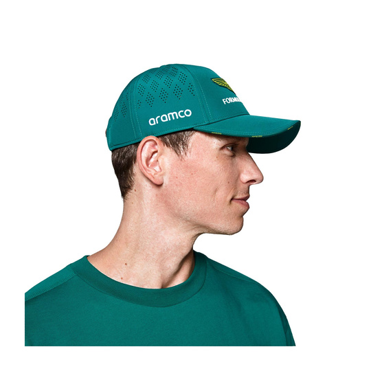Czapka baseballowa męska zielona Team Aston Martin F1 2025
