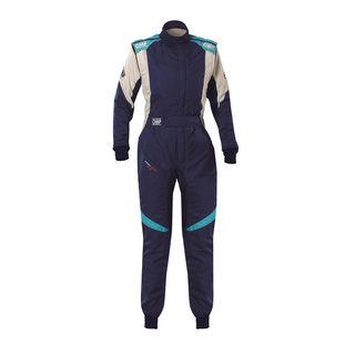 Kombinezon OMP First Evo Elle MY25 granatowy (FIA)