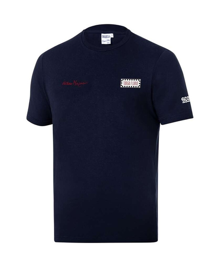 Koszulka t-shirt Targa Florio Merzario #AM1 Sparco granatowa