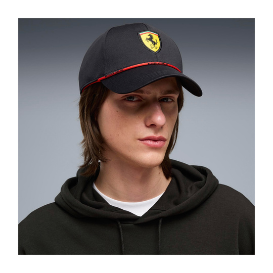 Czapka baseballowa męska czarna Classic Scuderia Ferrari F1 2026