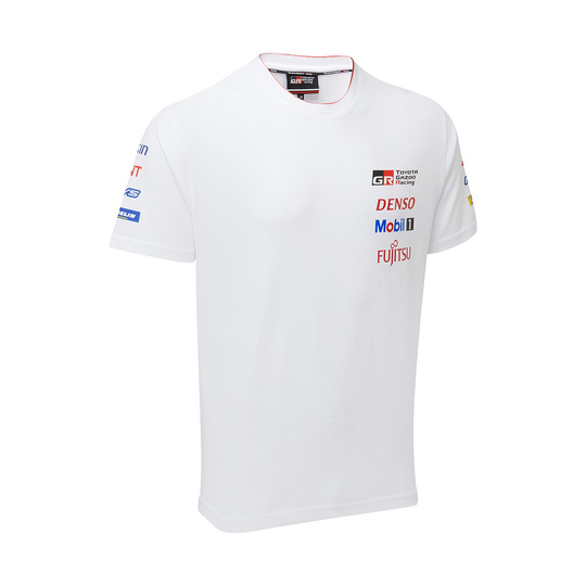 Koszulka męska biała Team Toyota Gazoo Racing WEC 