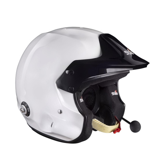 Kask Stilo Venti Trophy Rally Hans biały (FIA)