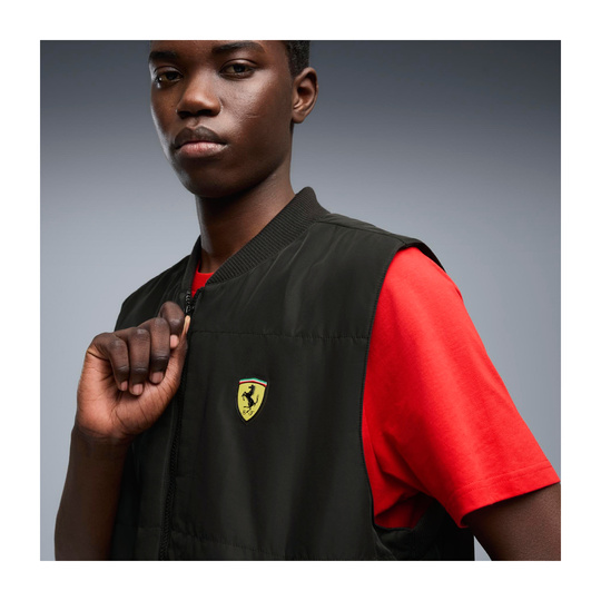 Bezrękawnik Logo Scuderia Ferrari F1 2026 czarny