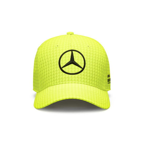 Czapka baseballowa dziecięca yellow Lewis Hamilton Mercedes AMG F1