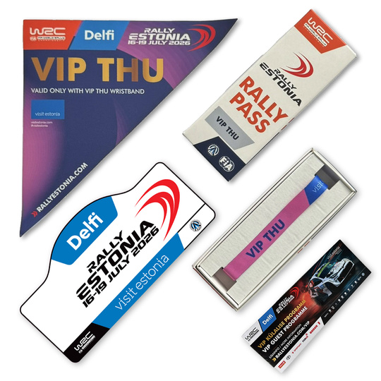 VIP Pass Thursday — jednodniowy karnet VIP na WRC Delfi Rally Estonia 2026