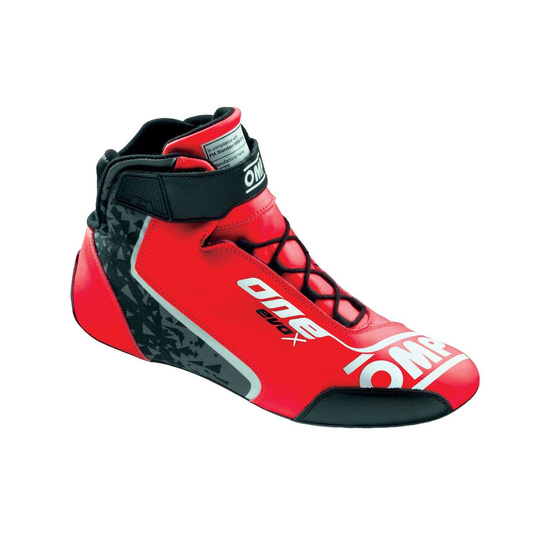 Buty wyścigowe OMP ONE EVO X czerwone (FIA)
