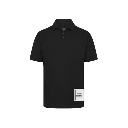 Koszulka polo Logo Aston Martin F1 czarna
