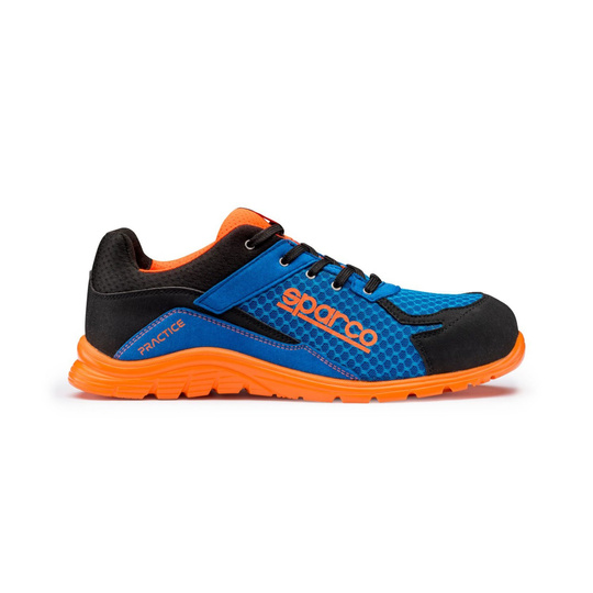 Buty Sparco Practice niebieskie/pomarańczowe