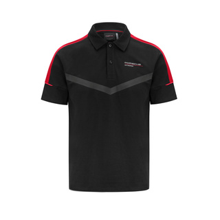 Koszulka polo Logo Porsche Motorsport czarna
