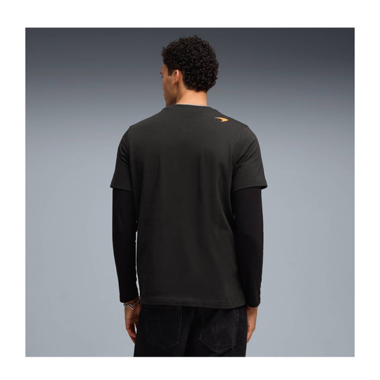 Koszulka t-shirt męska czarna Large Logo McLaren F1 2026