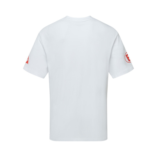 Koszulka t-shirt Limited Edition 009 Graphic Aston Martin Racing 2026 biało-czerwona