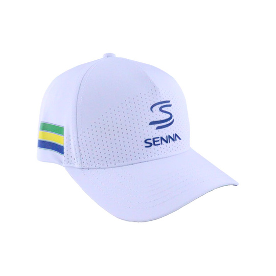 Czapka baseballowa Leisure biała Ayrton Senna 2025