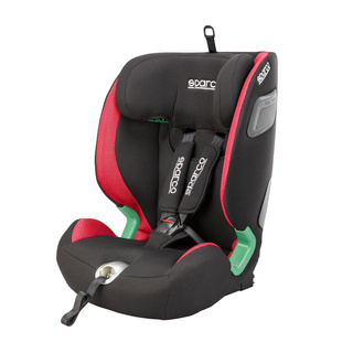 Fotelik dziecięcy Sparco SK5000I czarny/czerwony