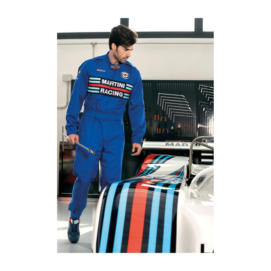 Kombinezon dla mechanika Sparco MS-4 MARTINI RACING niebieski