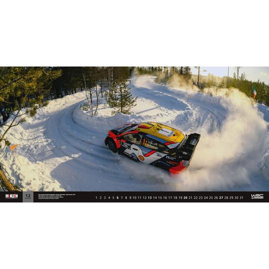 Kalendarz ścienny McKlein Rally 2026 - The Wider View