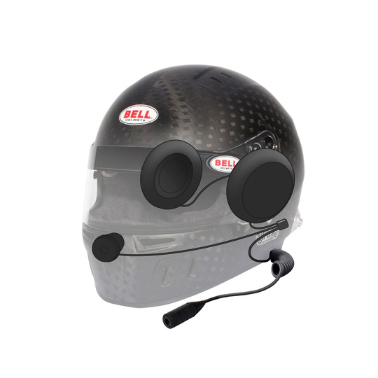 Kask zamknięty Bell HP6 RALLY czarny (FIA)