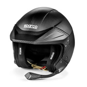 Kask otwarty Sparco Flux RJ-i CARBON czarny (FIA)