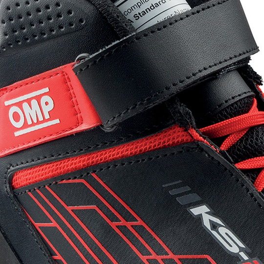 Buty OMP KS-2X czarne/czerwone (FIA)