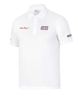 Koszulka polo Targa Florio Merzario #AM2 Sparco biała