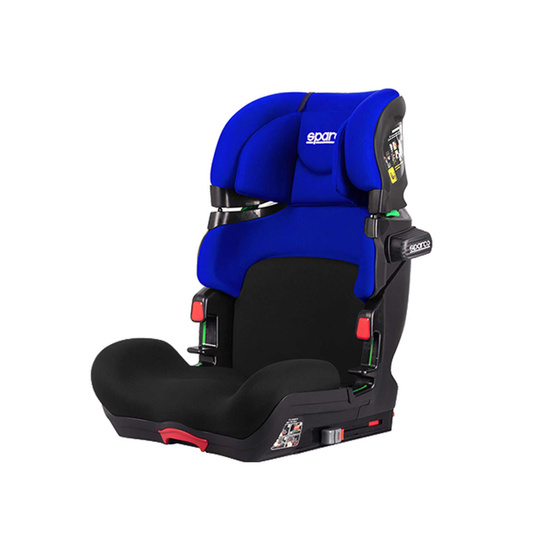Fotelik dziecięcy Sparco SK800i czarny/niebieski