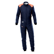 Kombinezon OMP ONE-S AIR granatowo-pomarańczowy (FIA)