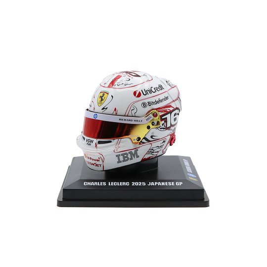 Model 1:5 kask Charles Leclerc Japan GP Scuderia Ferrari