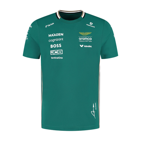 Koszulka t-shirt męska Alonso Team Aston Martin F1 2025