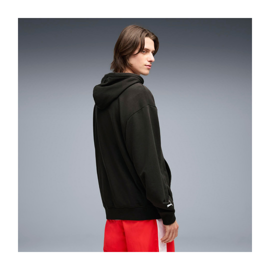 Bluza męska z kapturem czarna Large Logo Scuderia Ferrari F1 2026