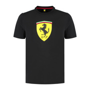 Koszulka t-shirt dziecięca Shield Scuderia Ferrari F1 czarna