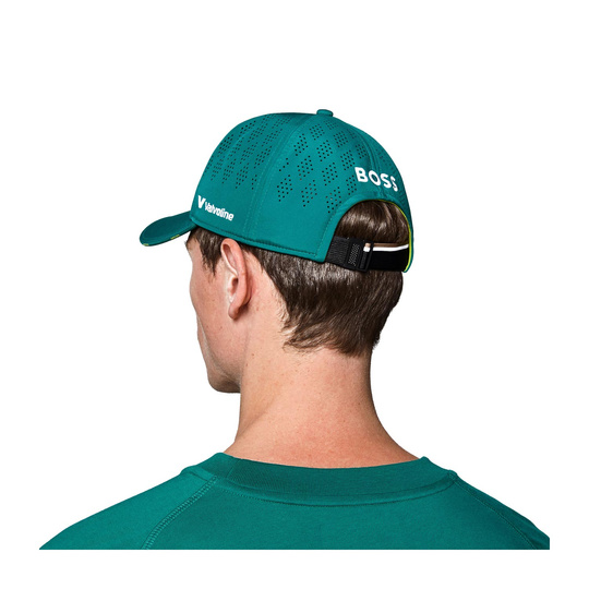 Czapka baseballowa męska zielona Team Aston Martin F1 2025