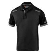 Koszulka polo męska TECH Sparco czarna