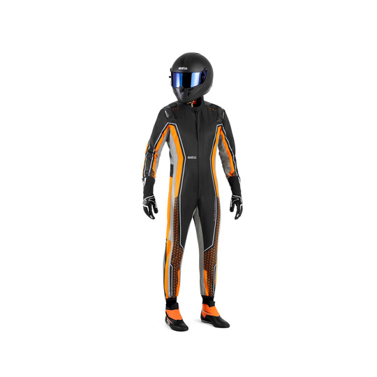 Kombinezon Sparco Superleggera-K czarny/pomarańczowy (FIA)