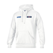 Bluza z kapturem Stripe Martini Racing Sparco biała