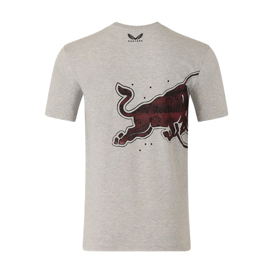 Koszulka T-shirt męska Graphic Bull szara Red Bull Racing 2026