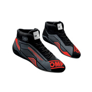 Buty OMP Sport MY22 czarne/czerwone (FIA)