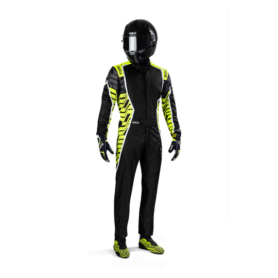 Kombinezon kartingowy dziecięcy Sparco X-LIGHT K MY22 czarno-żółty (CIK-FIA)