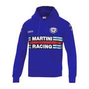 Bluza z kapturem Martini Racing Sparco niebieska