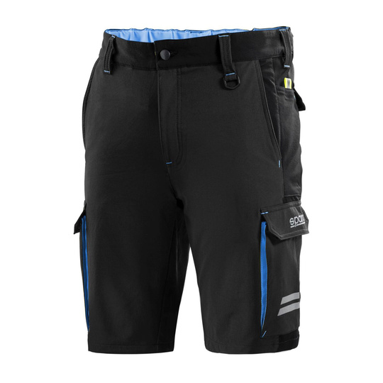 Spodenki Tech Sparco czarne/niebieskie