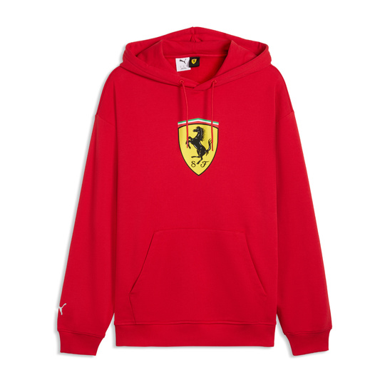 Bluza z kapturem Large Logo Scuderia Ferrari F1 2026 czerwona