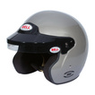 Kask Bell MAG srebrny z klipsami HANS (FIA)