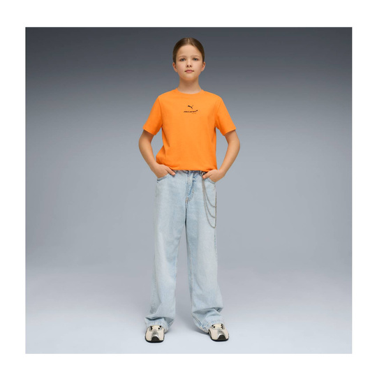 Koszulka t-shirt dziecięca pomarańczowa Small Logo McLaren F1 2026
