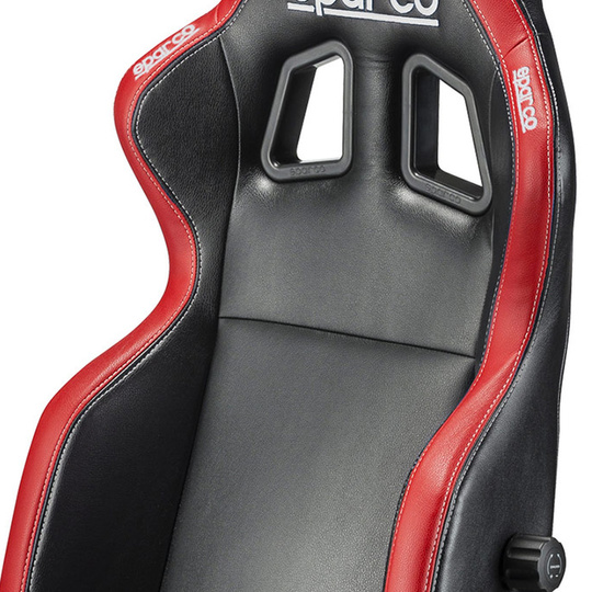 Fotel biurowy Sparco Icon czarny/czerwony