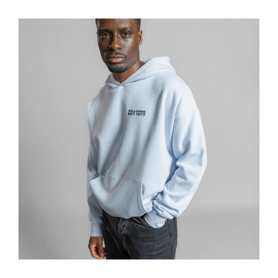 Bluza z kapturem Oversized Williams F1 niebieska
