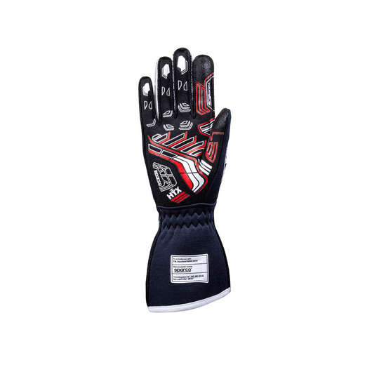 Rękawice Sparco Arrow+ granatowe/czerwone (FIA)